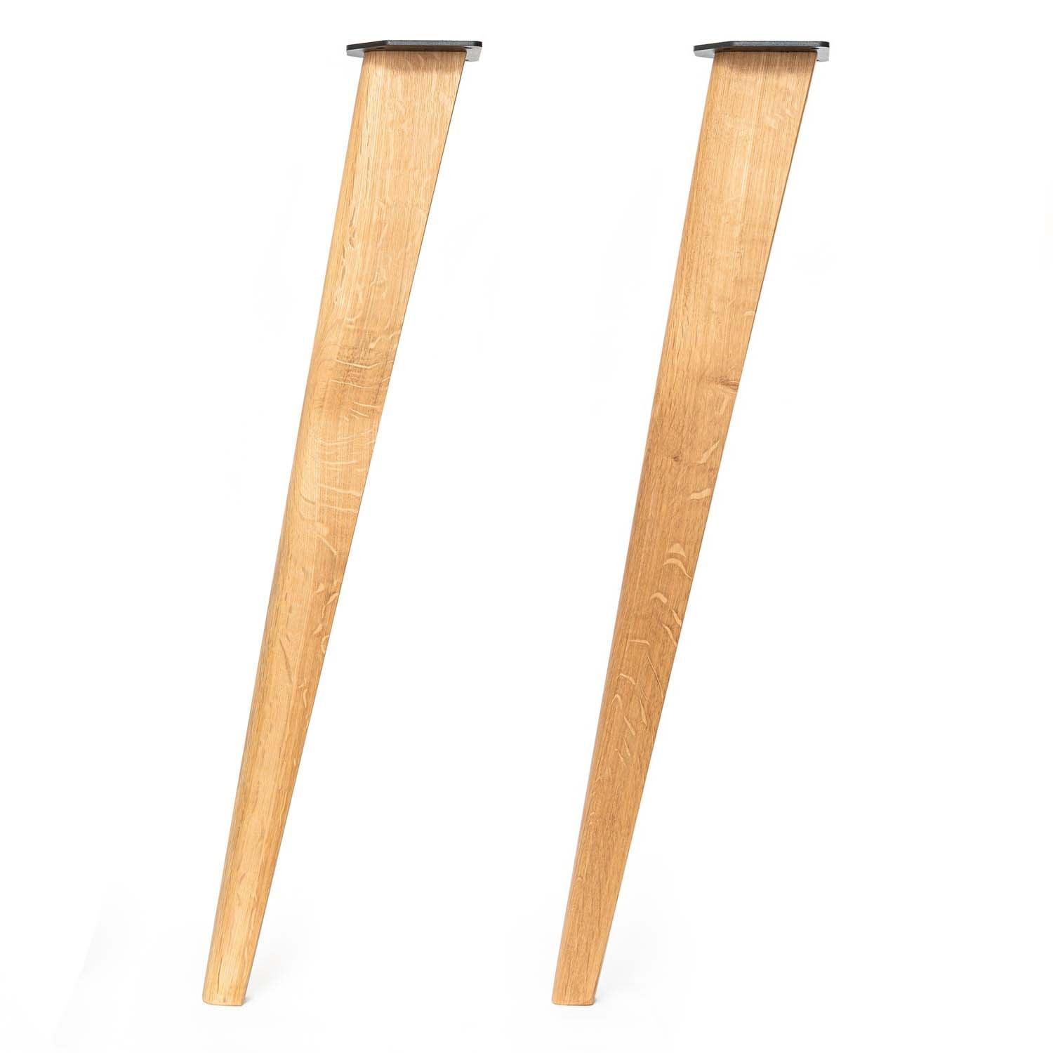 Tapered Oak legs - (2 Pack)