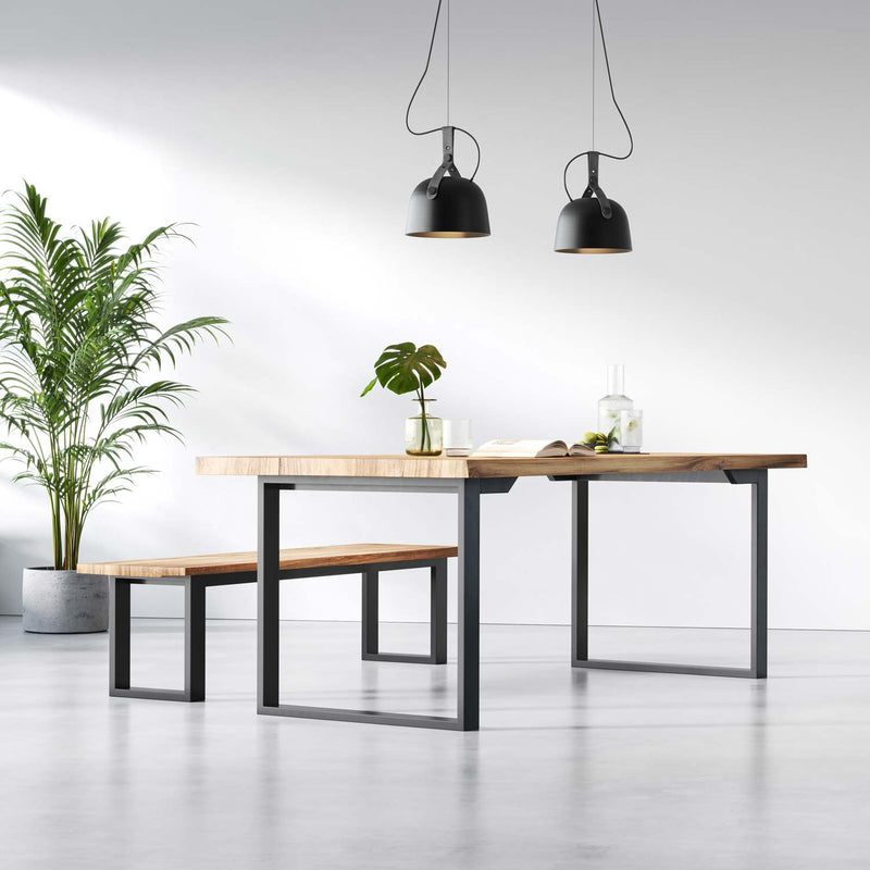 Square Industrial Frame | 71cm Table Wide