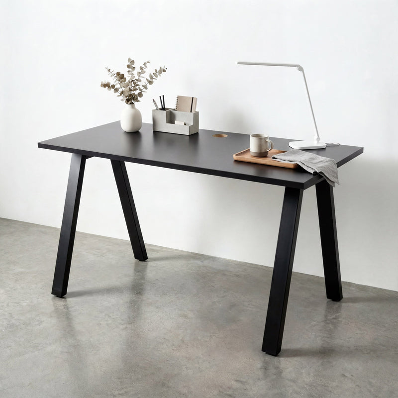 Black Melamine Laminate Table Top
