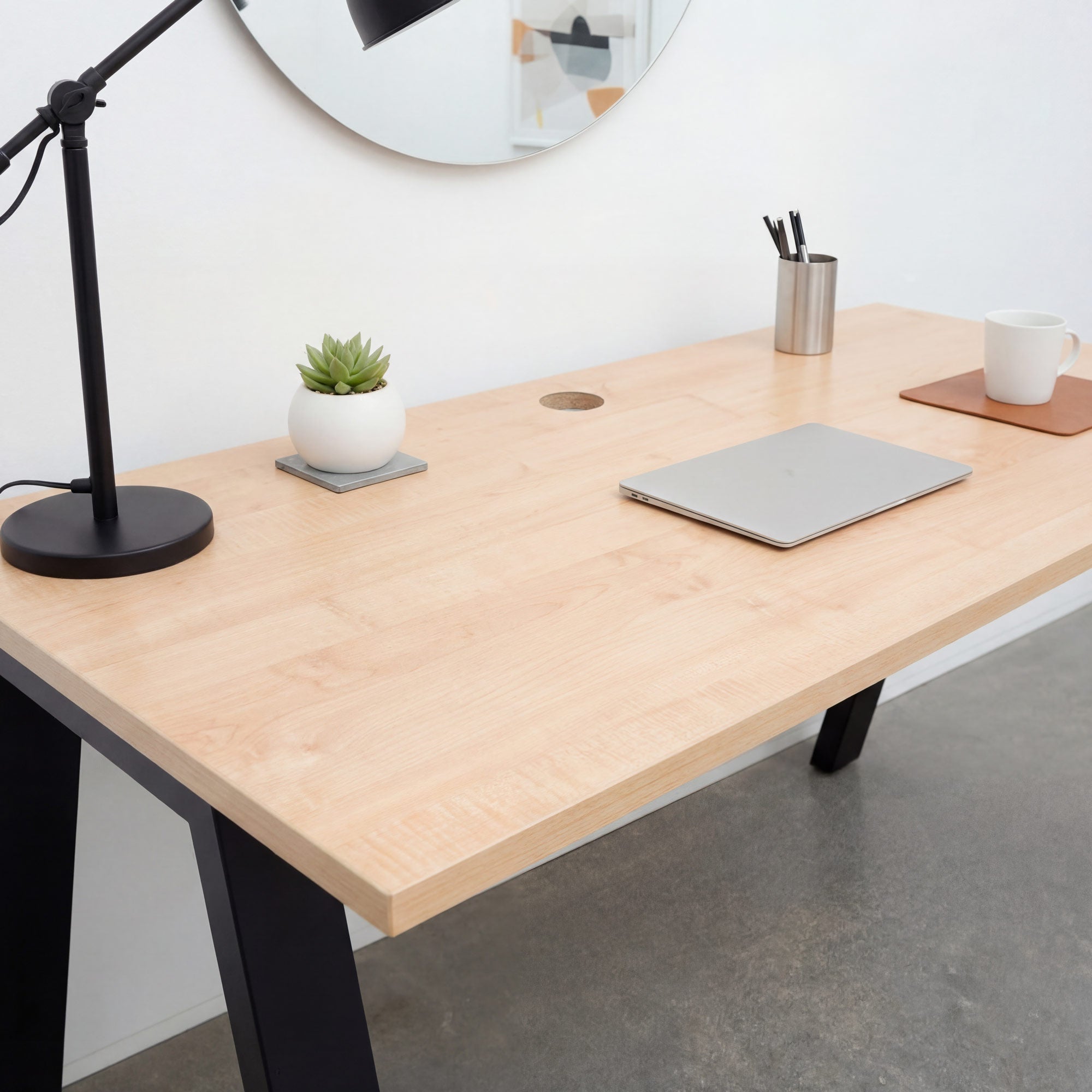 Maple Melamine Laminate Desk Top