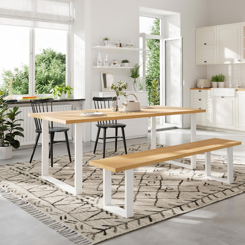 Square Industrial legs | 40cm Bench