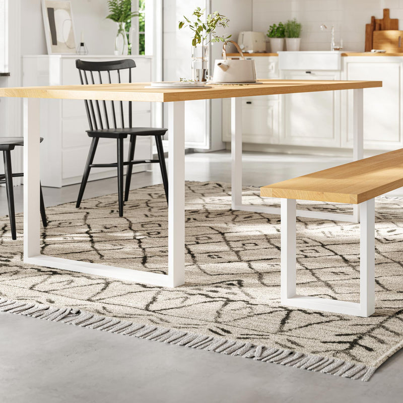 Square Industrial legs | 71cm Table Wide