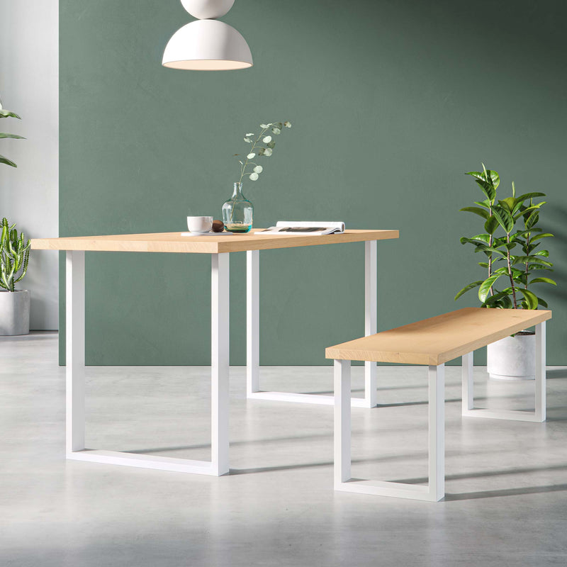 Square Industrial legs | 40cm Bench