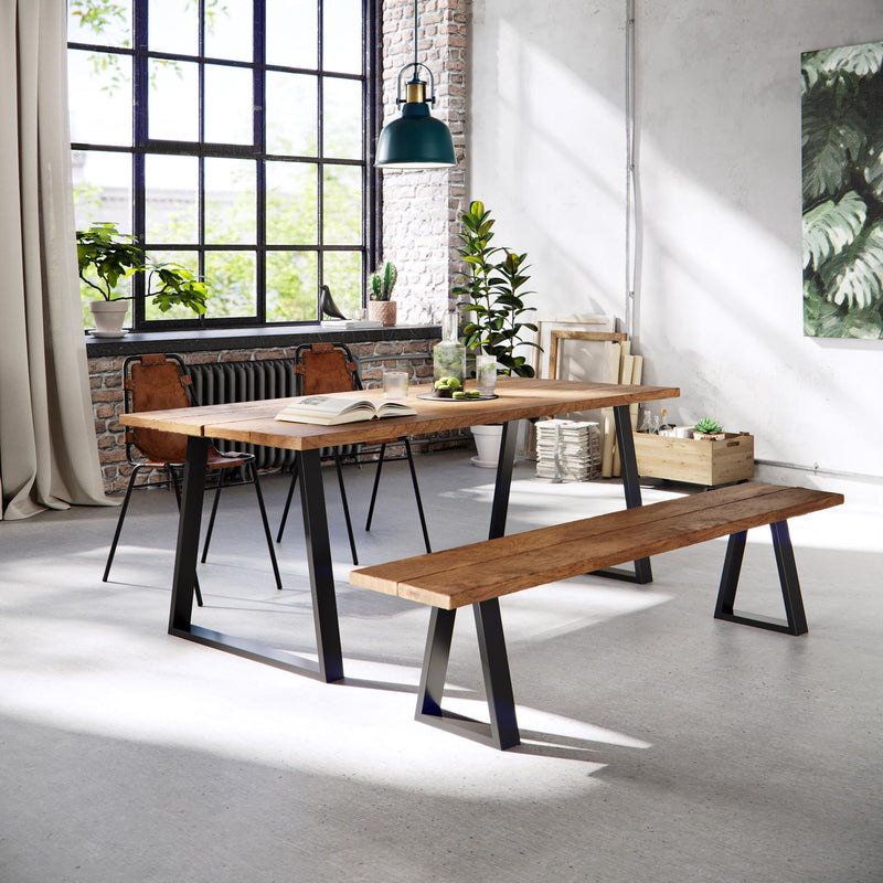 Trapezium Industrial legs | 40cm Bench