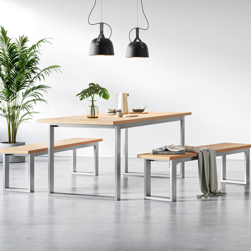 Square Industrial Frame | 40cm Bench