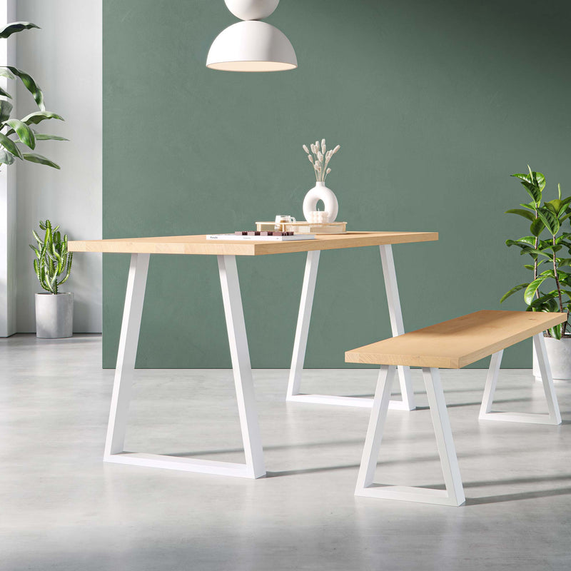 Trapezium Industrial legs | 71cm Table