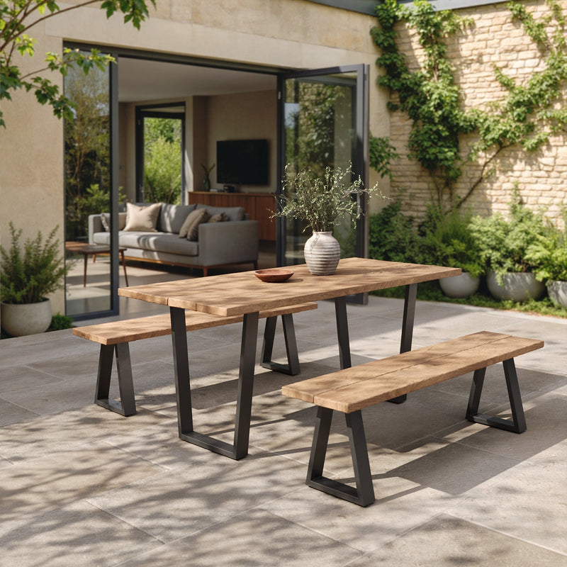 V-Frame Industrial legs, with Outdoor Hardware Pack | 71cm Table