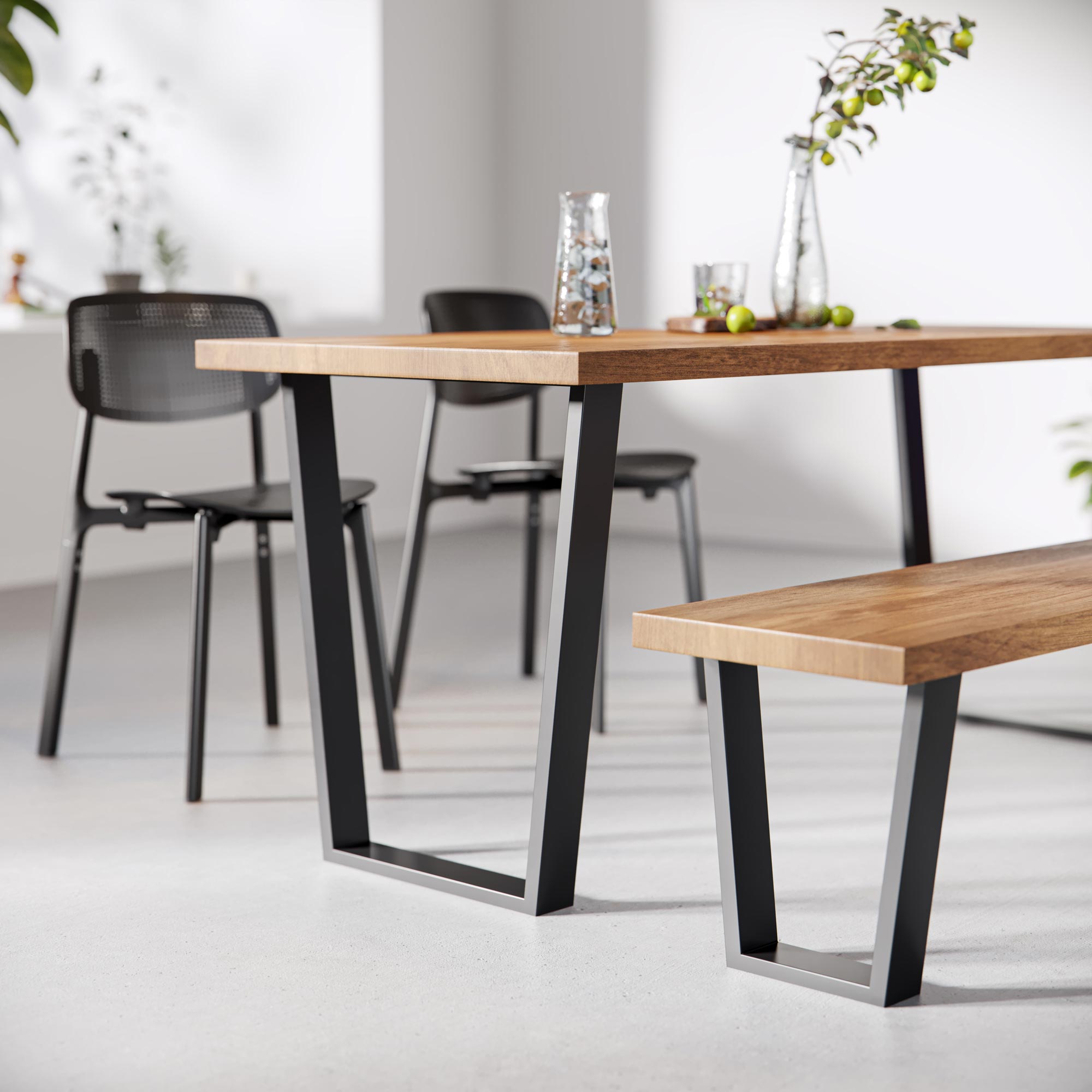 V-Frame Industrial legs | 71cm Table