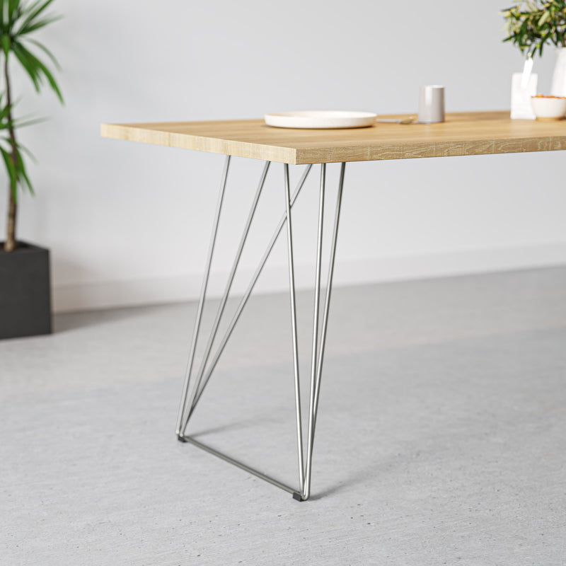 Hairpin Wireframe Legs | 71cm Table