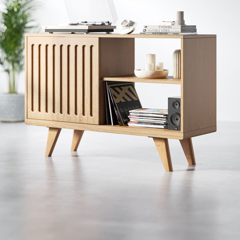 20cm Tapered Oak Table Legs