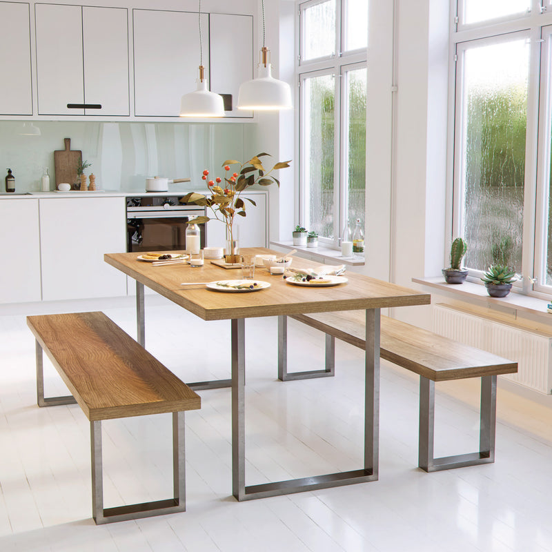 Square Industrial legs | 71cm Table