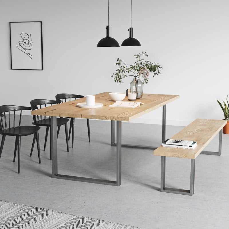 Square Industrial legs | 71cm Table Wide