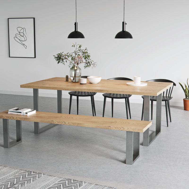 Square Industrial legs | 71cm Table Wide