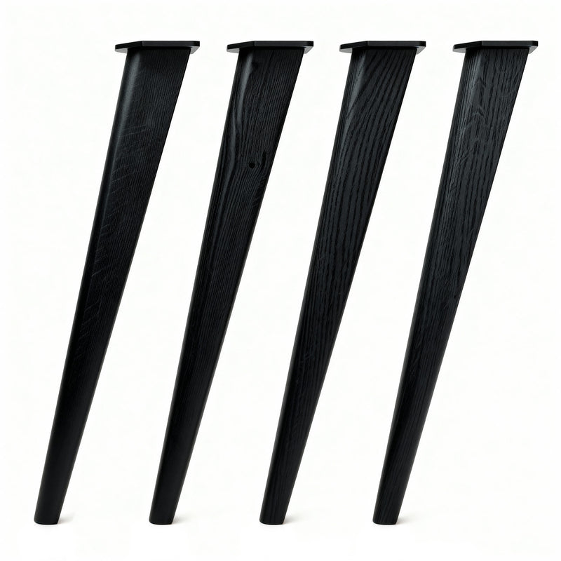 71cm Tapered Oak Table Legs