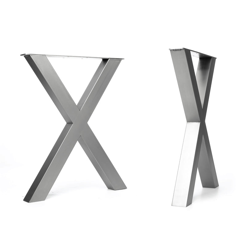 Chunky X-Frame Industrial legs | 71cm Table
