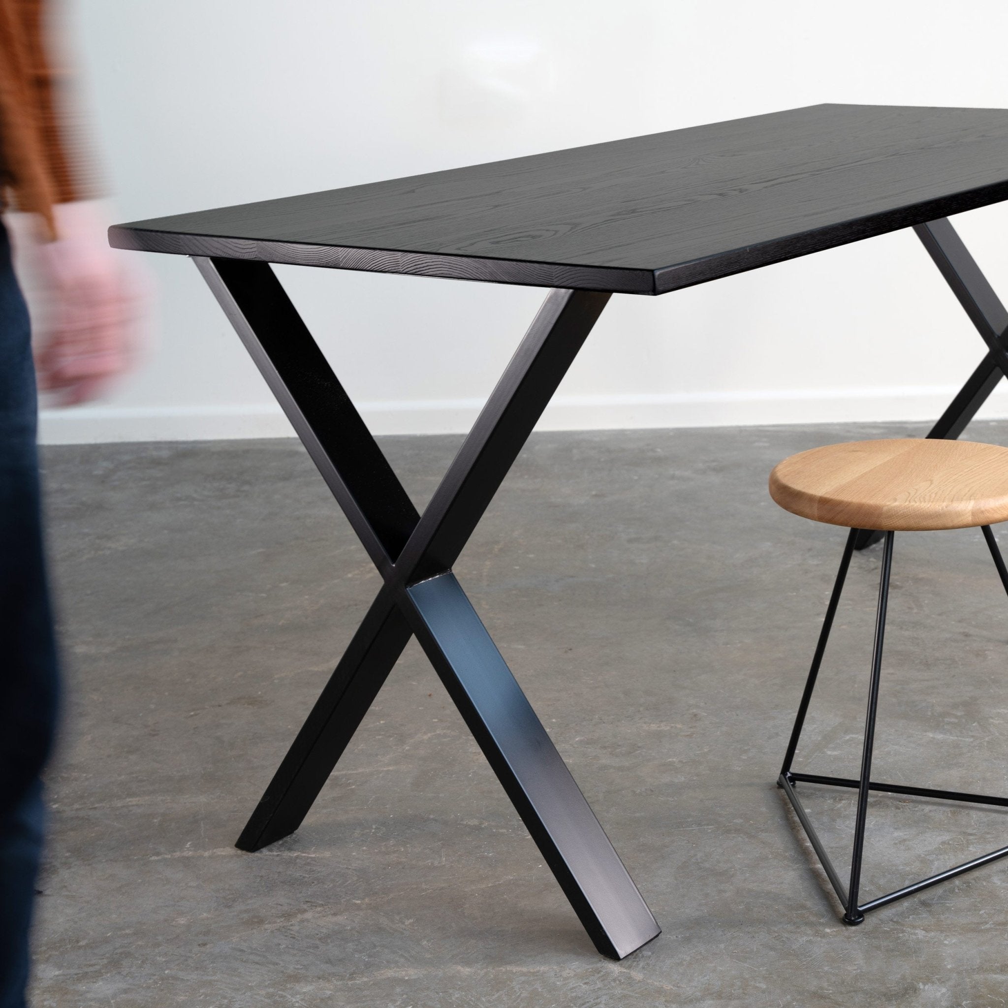 Black Ash Table top - The Hairpin Leg Co. Trade