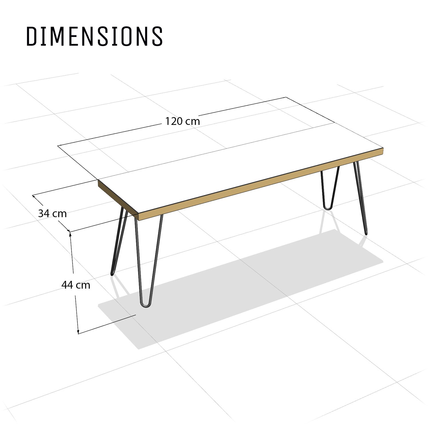 Hairpin Bench - The Hairpin Leg Co. Trade