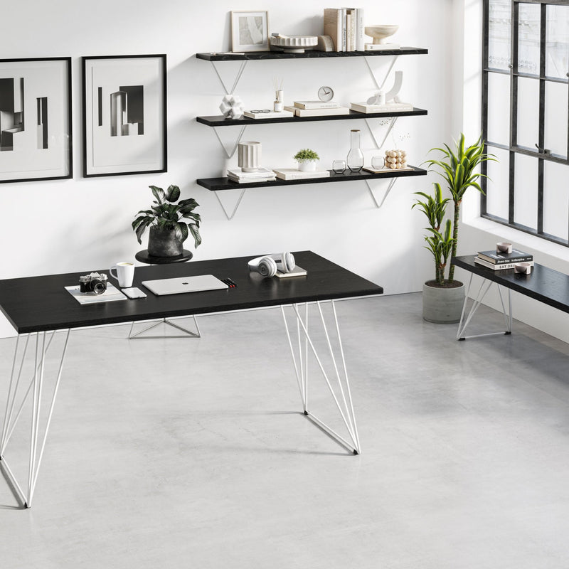 Black Ash Table top - The Hairpin Leg Co. Trade