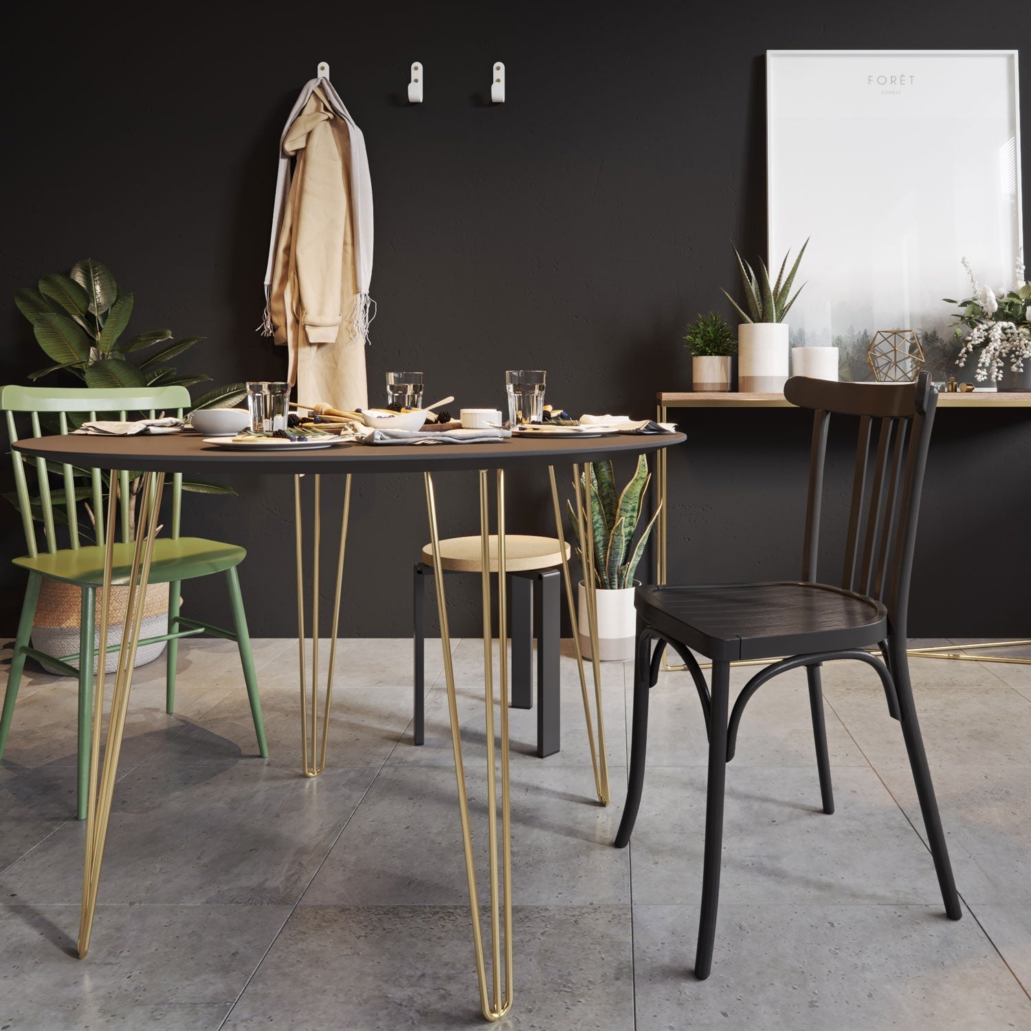 Gold Hairpin Legs - The Hairpin Leg Co. Trade
