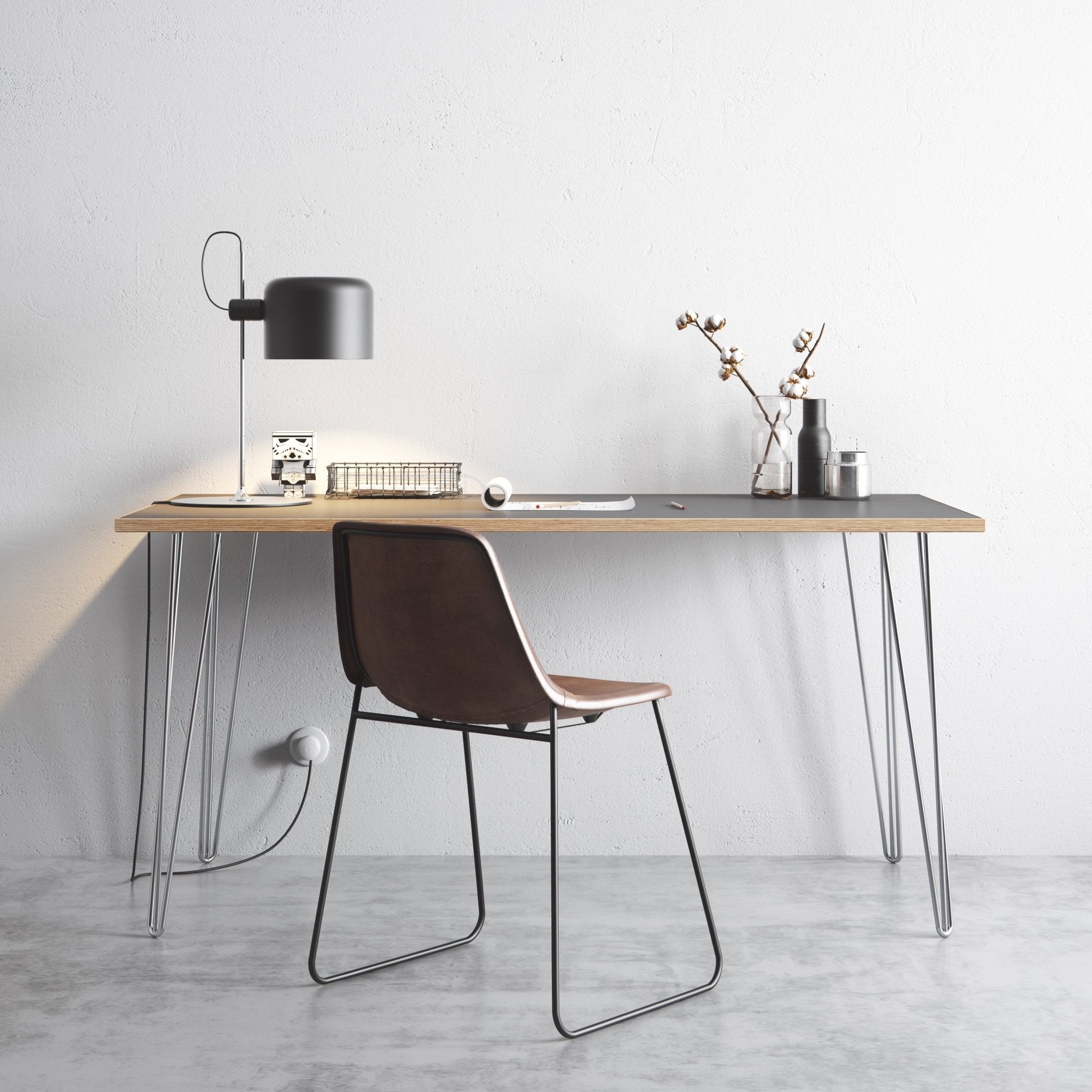 Chrome Hairpin Legs - The Hairpin Leg Co. Trade