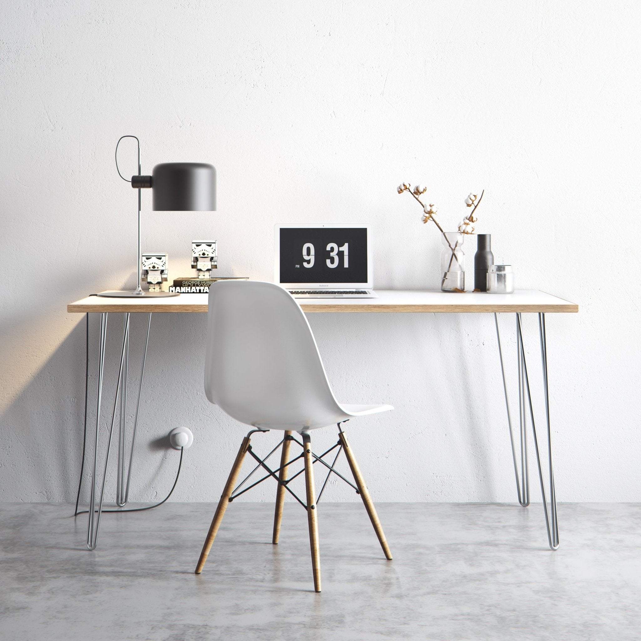 Chrome Hairpin Legs - The Hairpin Leg Co. Trade