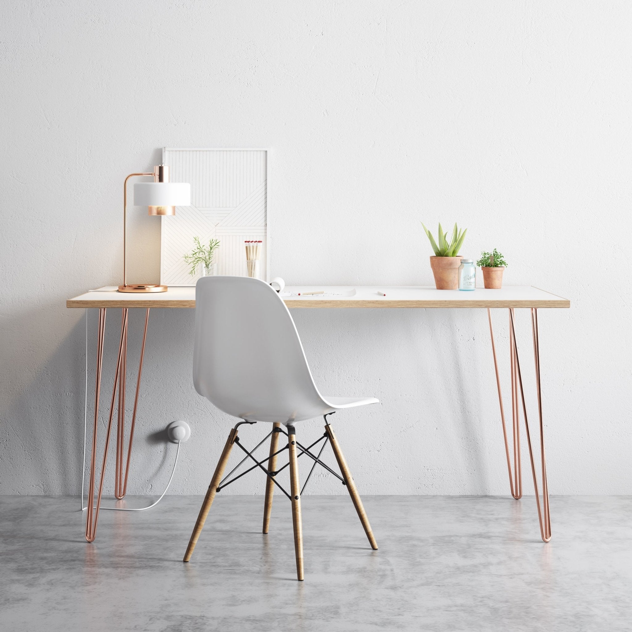 28inch / 71cm - Desk & Dining Table - The Hairpin Leg Co. Trade