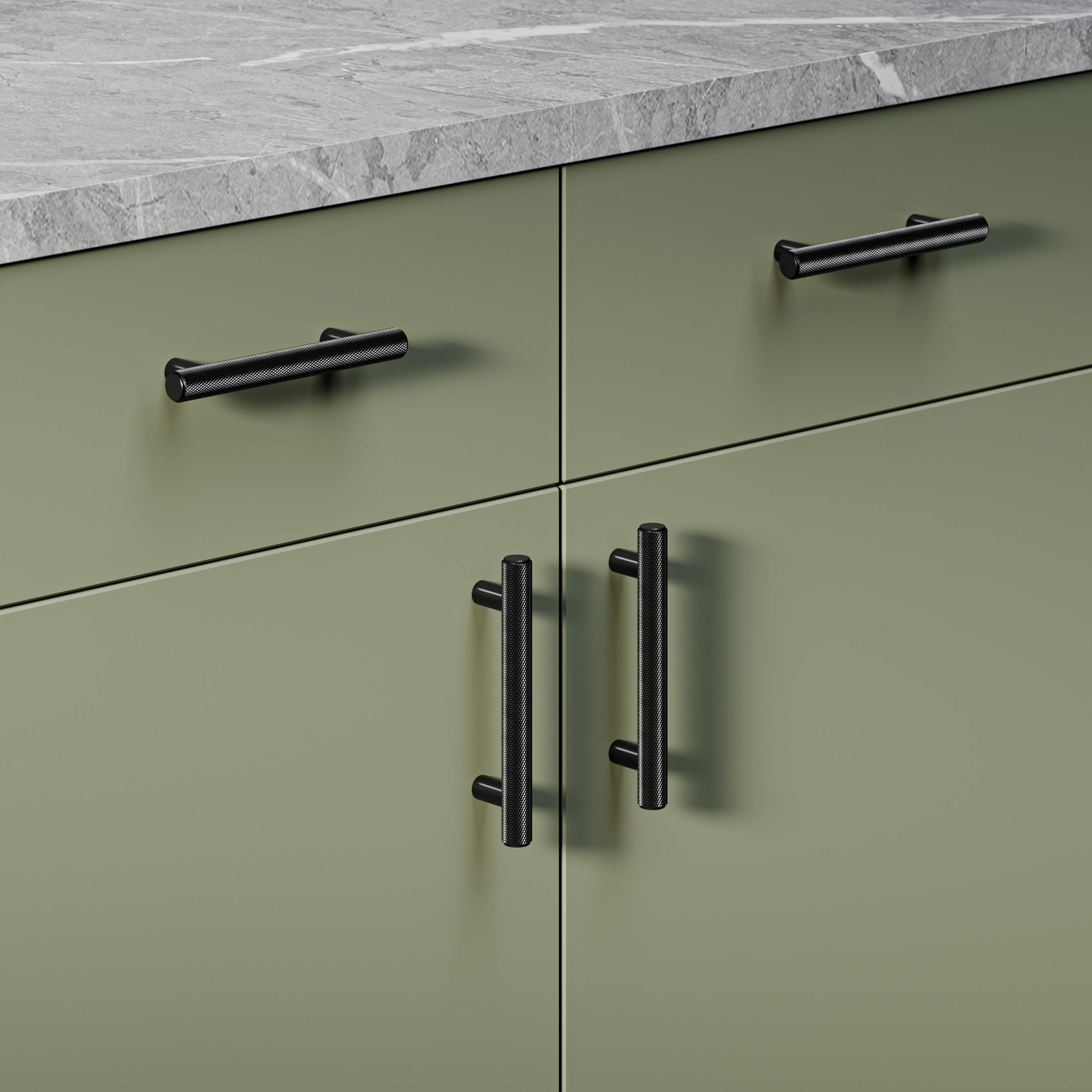 Knurl 15mm Pull Handle - The Hairpin Leg Co. Trade