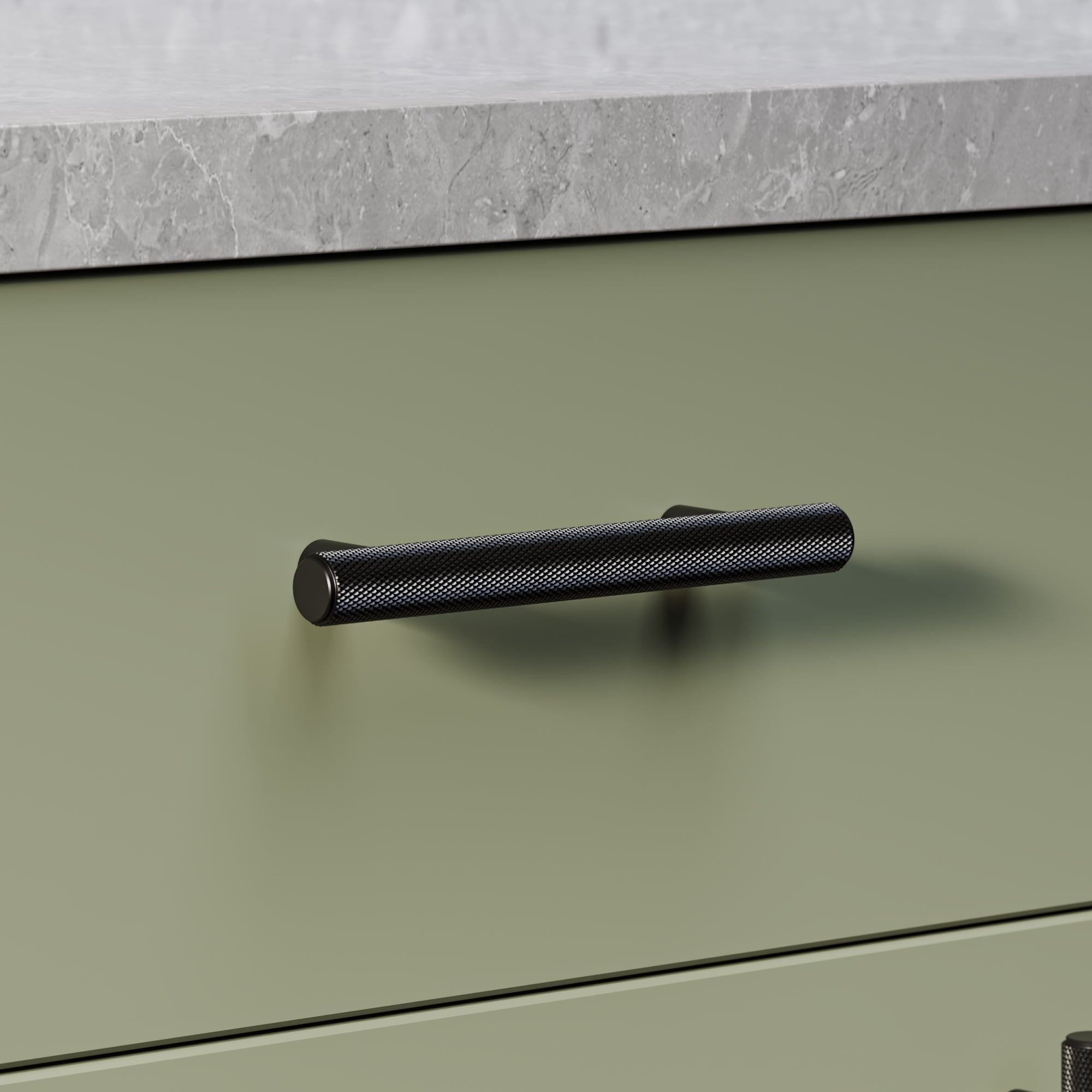 Knurl 15mm Pull Handle - The Hairpin Leg Co. Trade