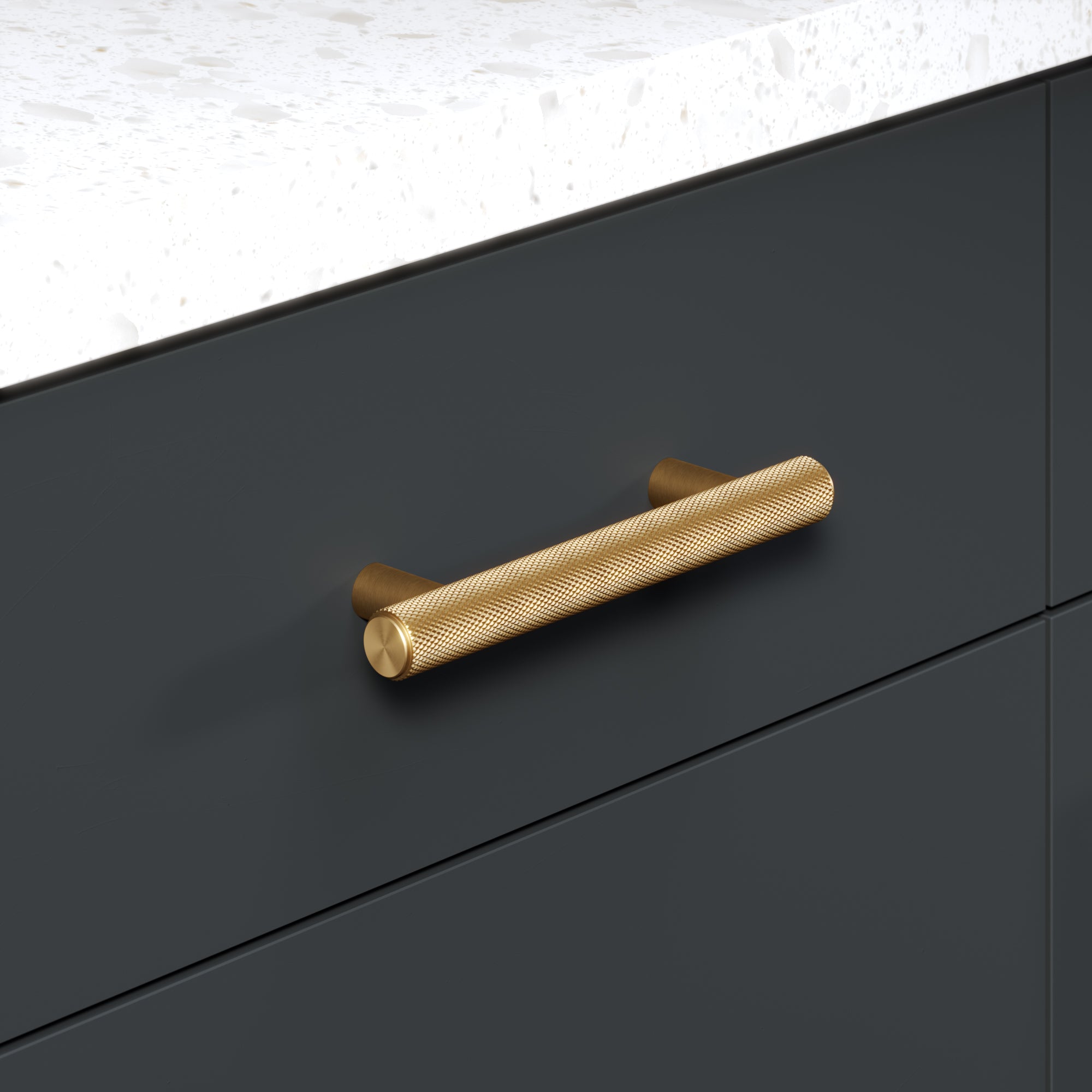 Knurl 15mm Pull Handle - The Hairpin Leg Co. Trade