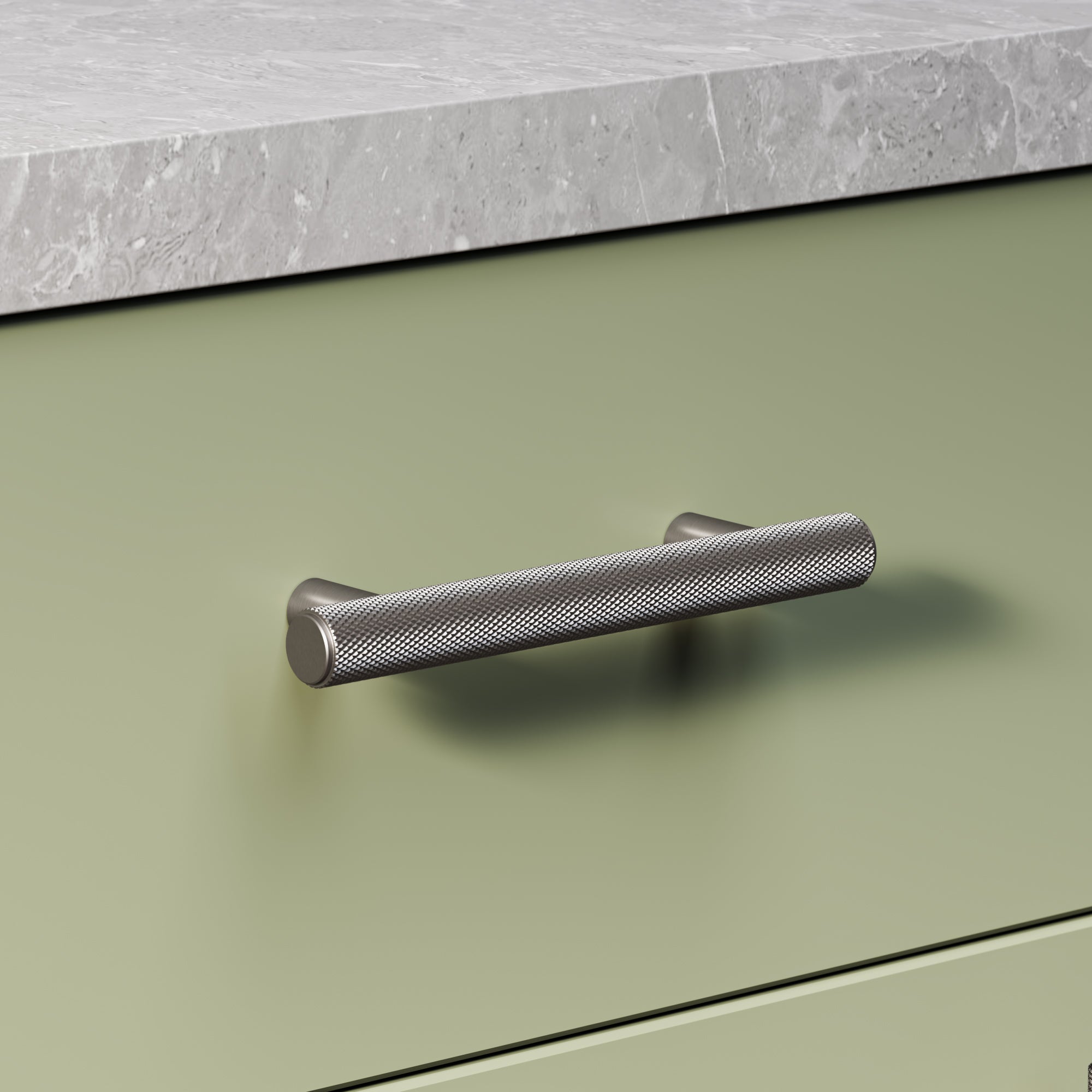 Knurl 15mm Pull Handle - The Hairpin Leg Co. Trade