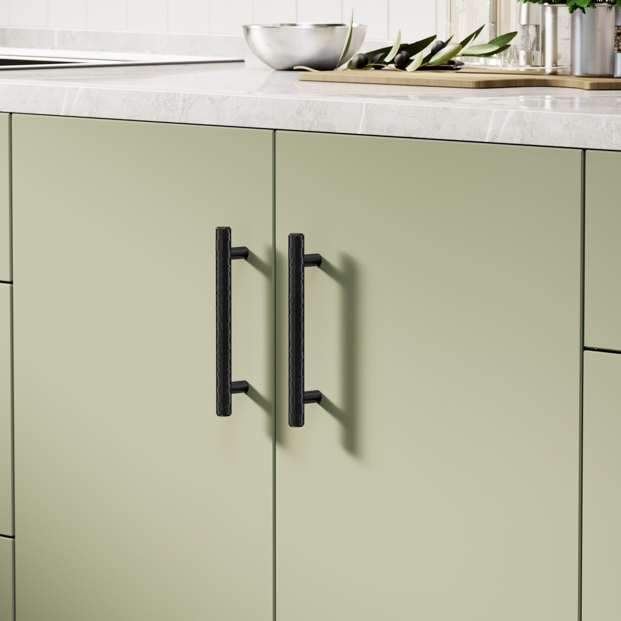 Knurl 15mm Pull Handle - The Hairpin Leg Co. Trade