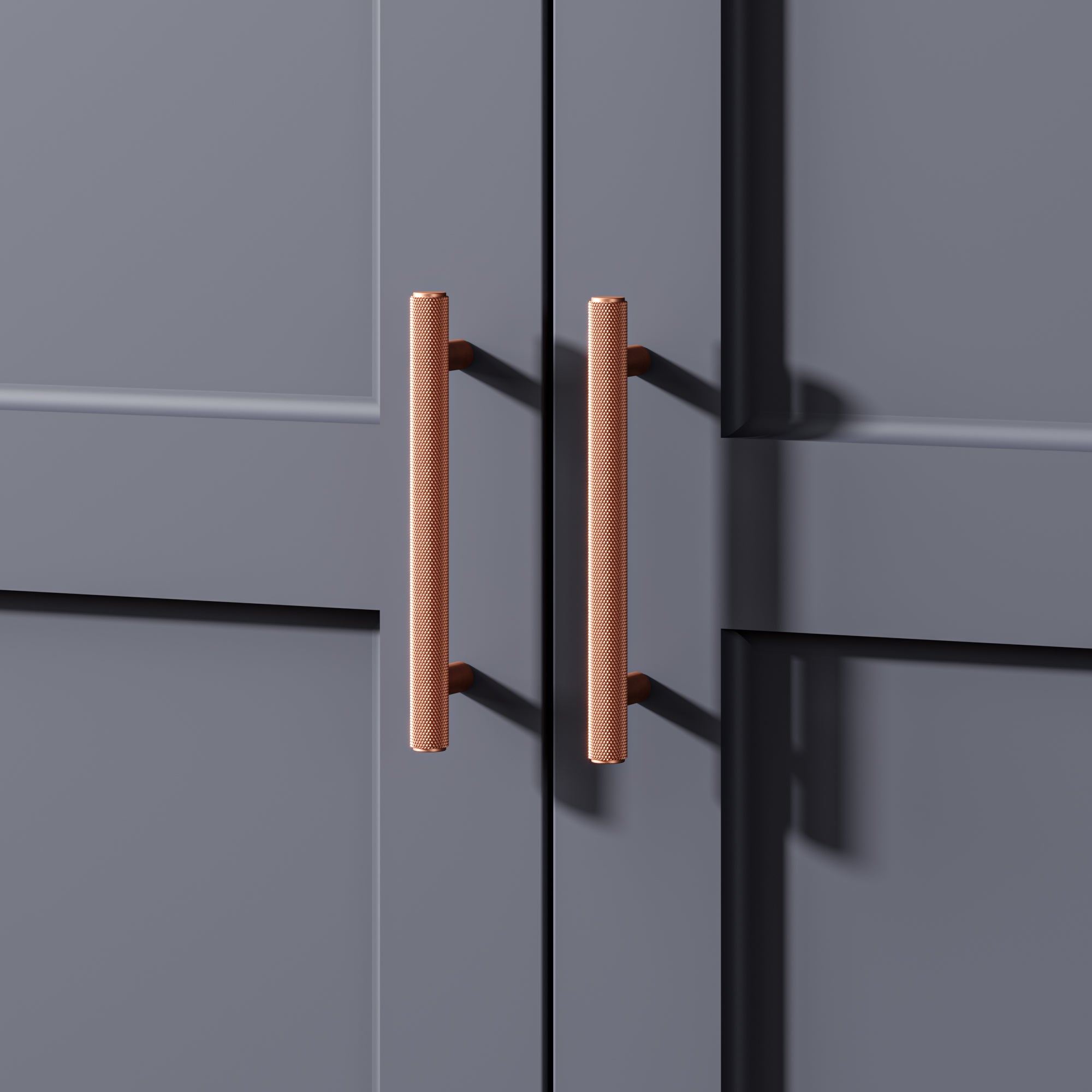 Knurl 15mm Pull Handle - The Hairpin Leg Co. Trade