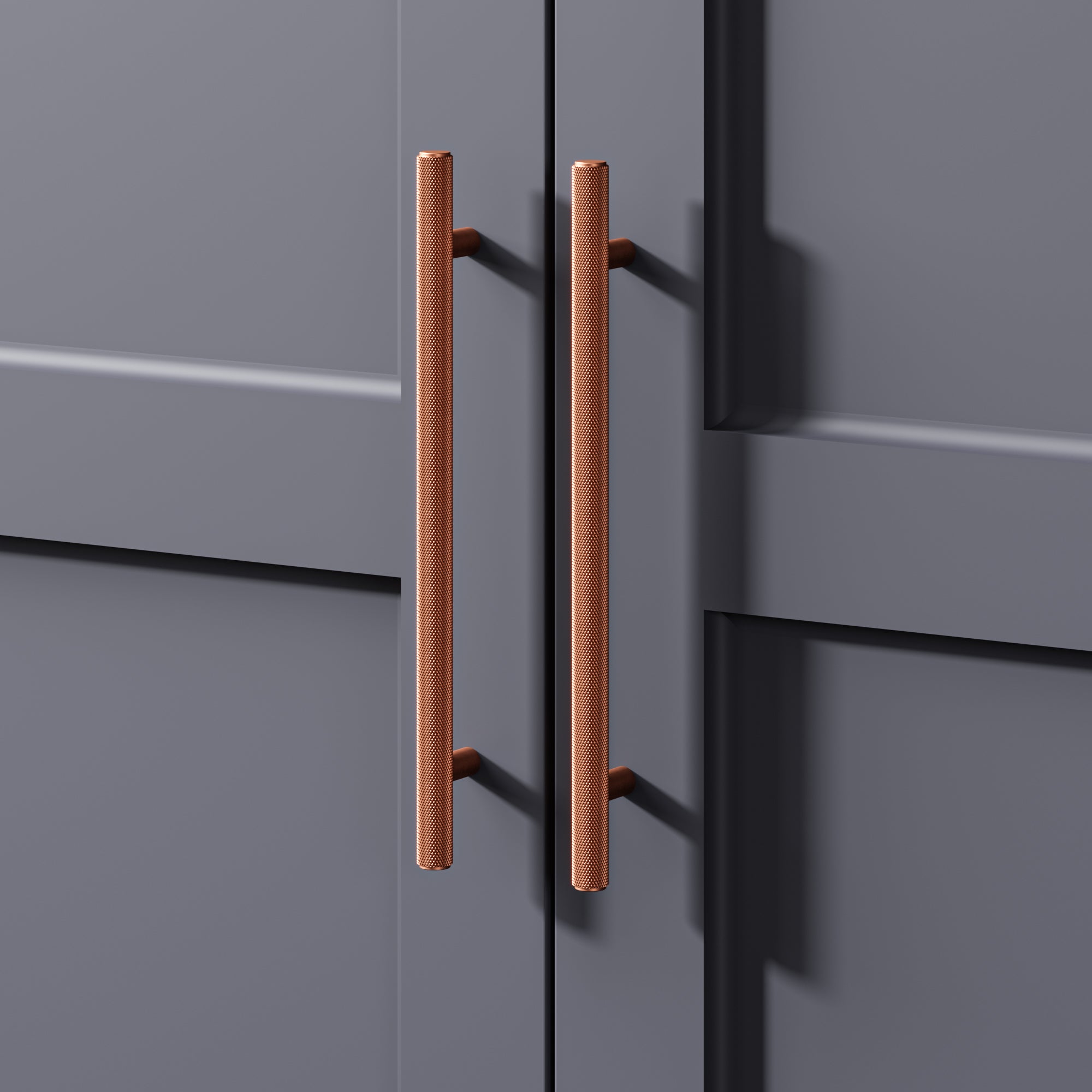 Knurl 15mm Pull Handle - The Hairpin Leg Co. Trade
