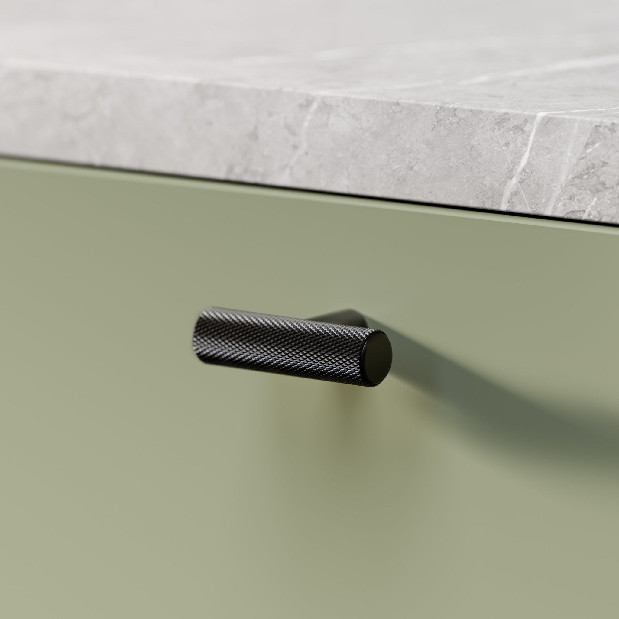Knurl 15mm Pull Handle - The Hairpin Leg Co. Trade
