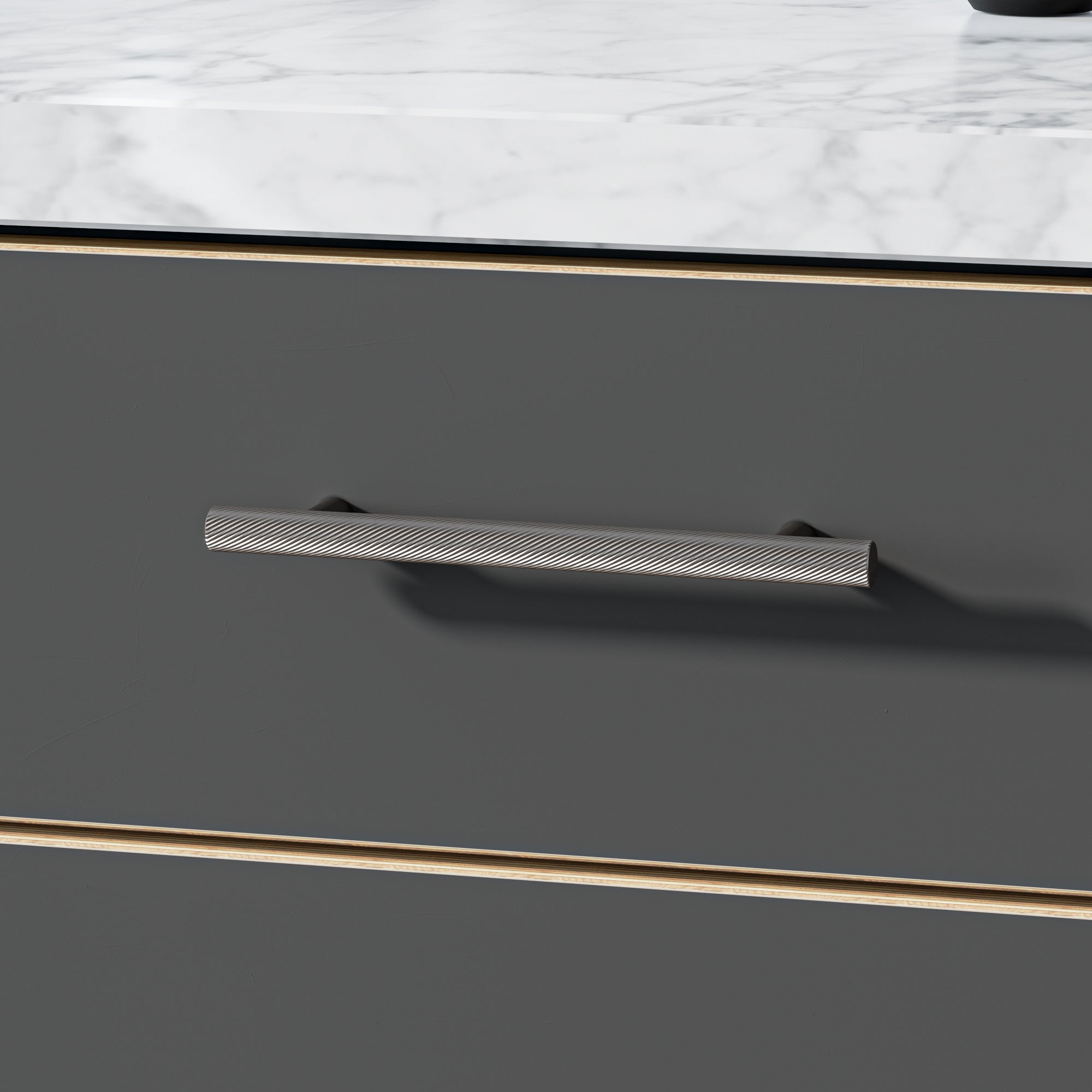 Spiral 12mm Pull Handle - The Hairpin Leg Co. Trade