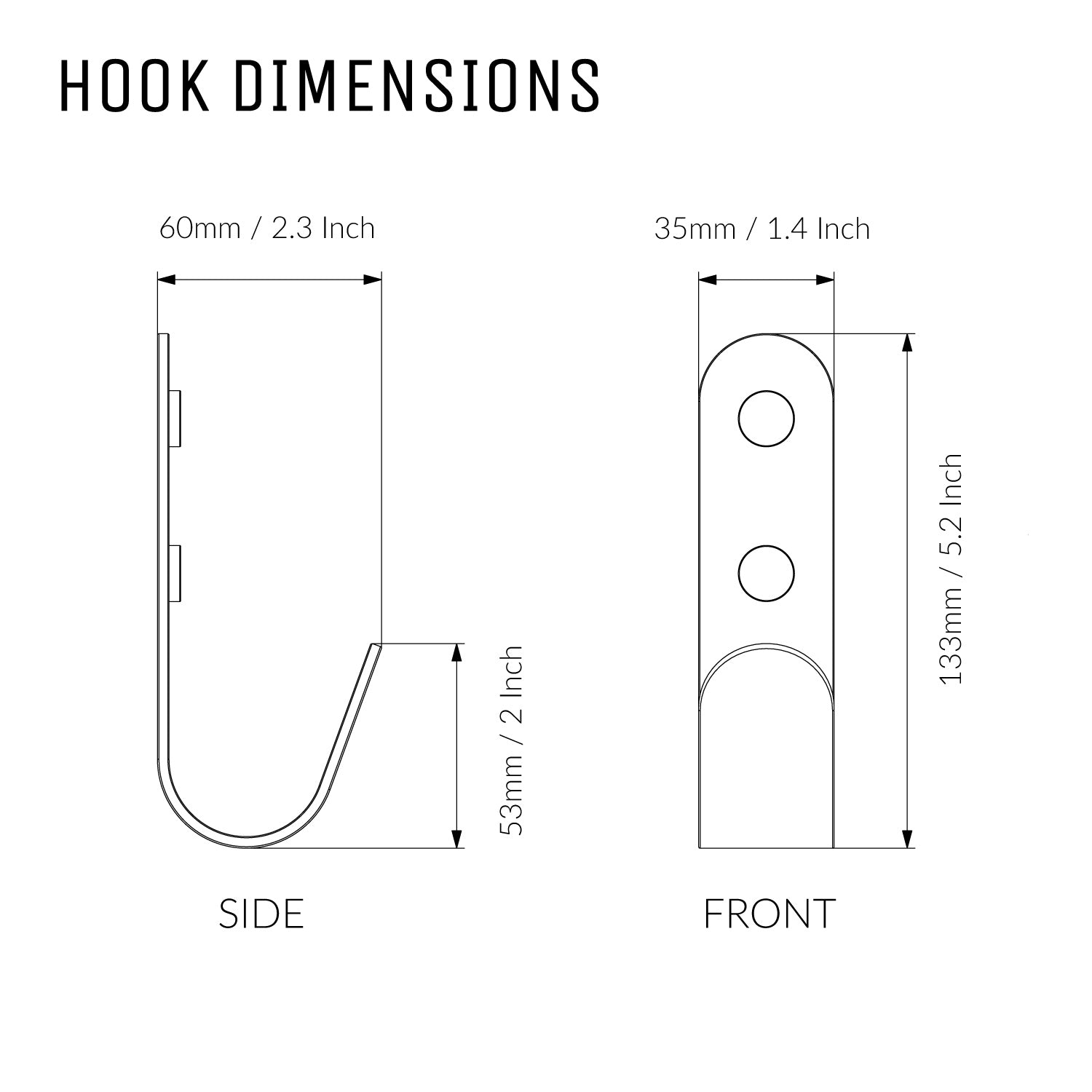 J Wall Hooks - The Hairpin Leg Co. Trade