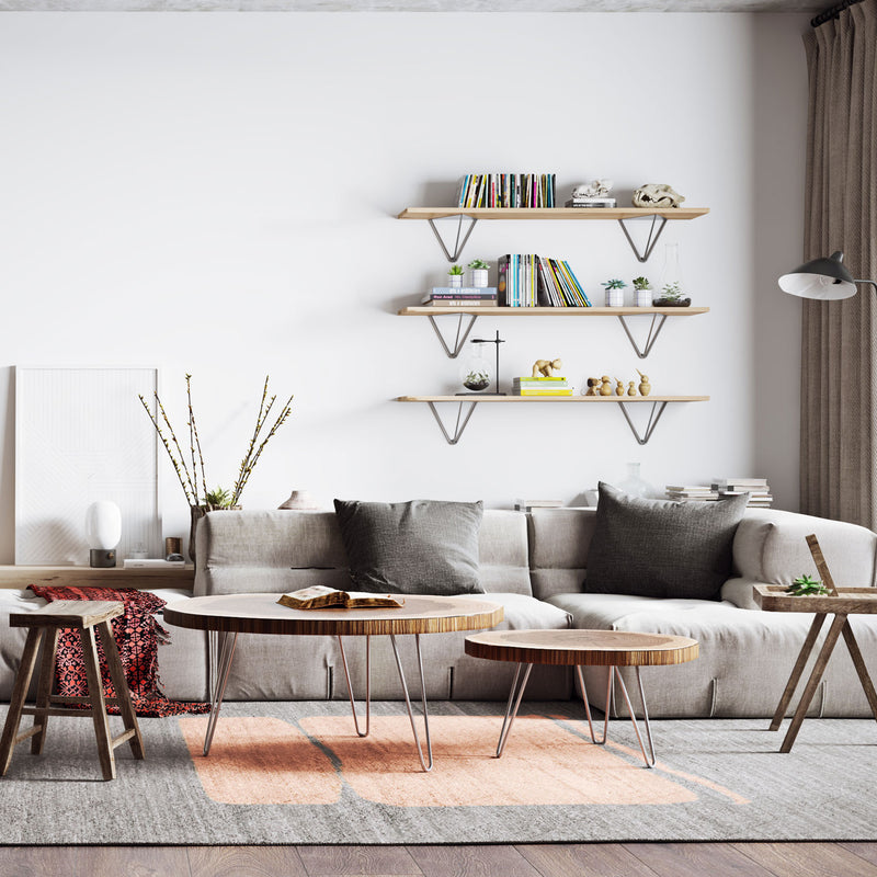 12inch / 30cm - Low Coffee Table - The Hairpin Leg Co. Trade