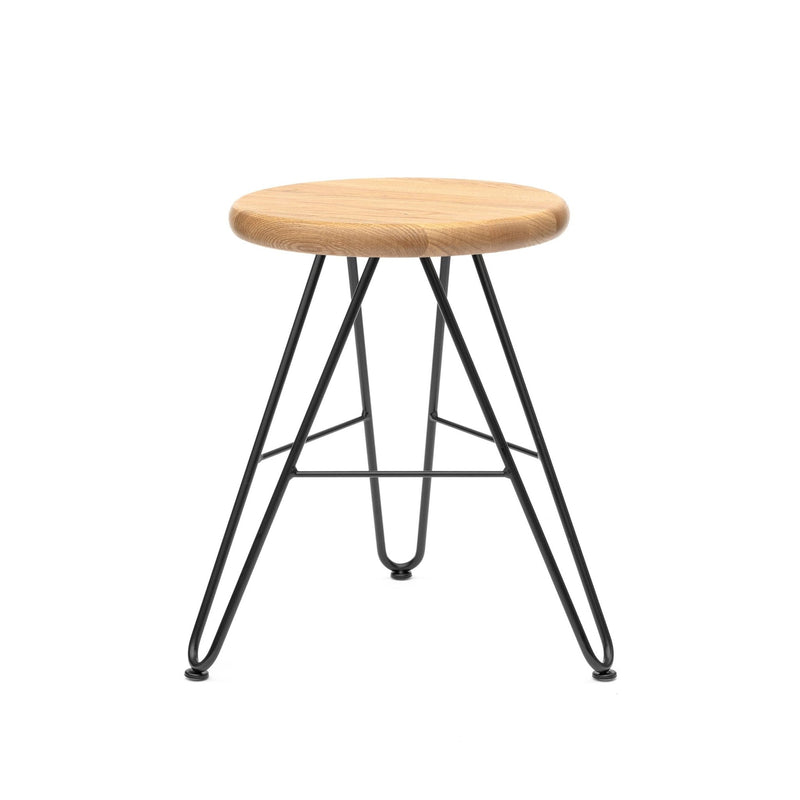 Hairpin Stool, Oak - The Hairpin Leg Co. Trade