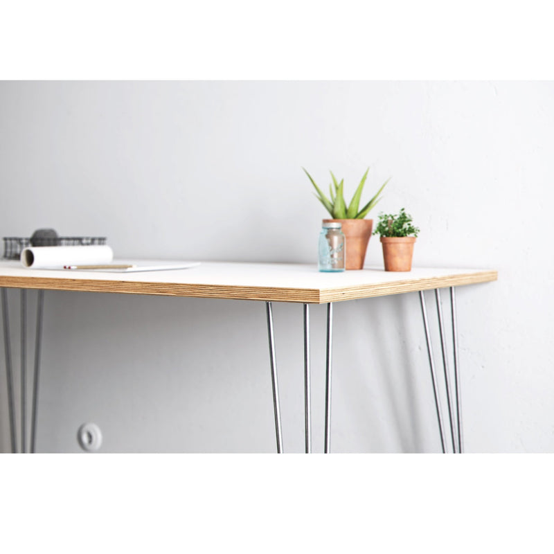 Hairpin Table (White) - The Hairpin Leg Co. Trade