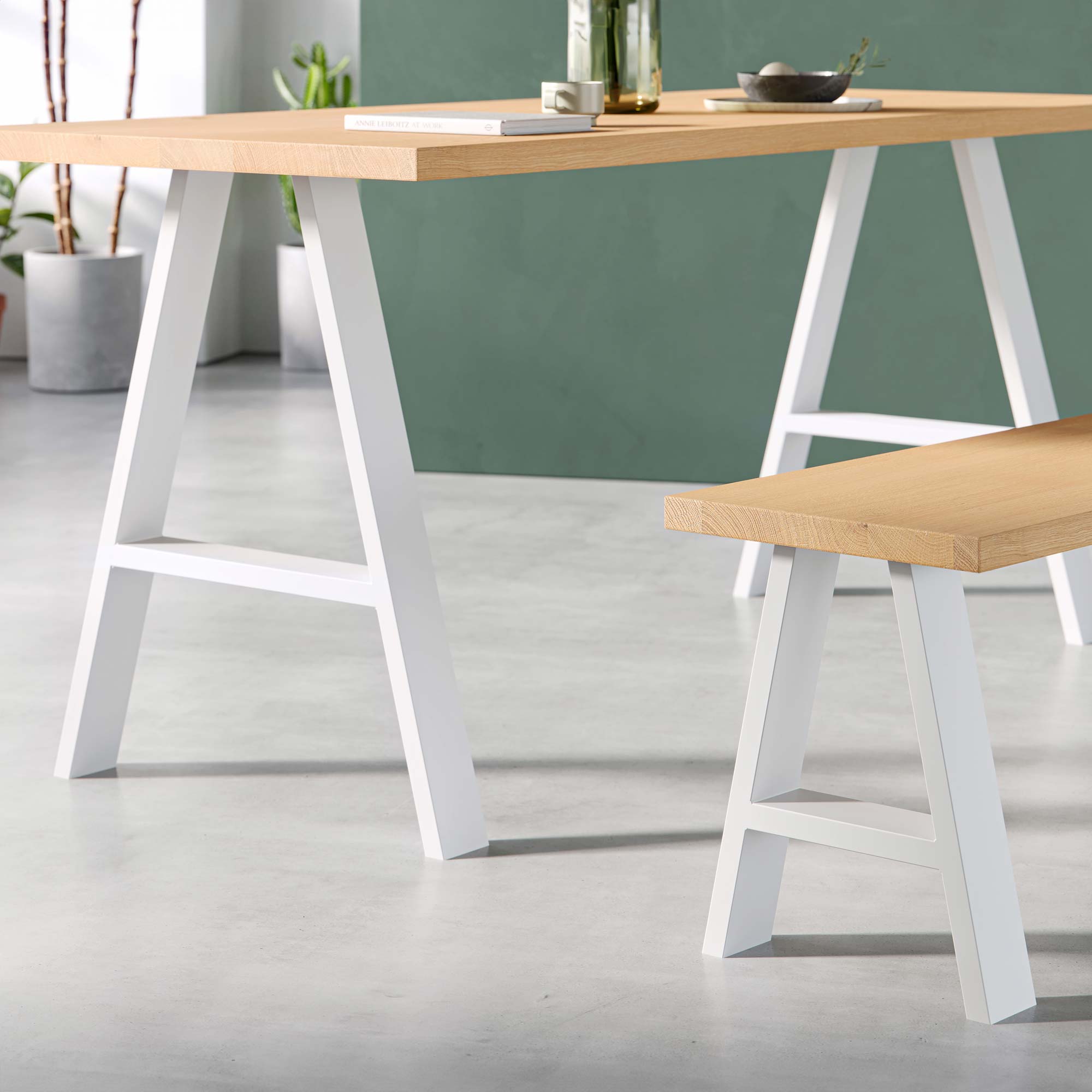 A-Frame Industrial legs | 71cm Table