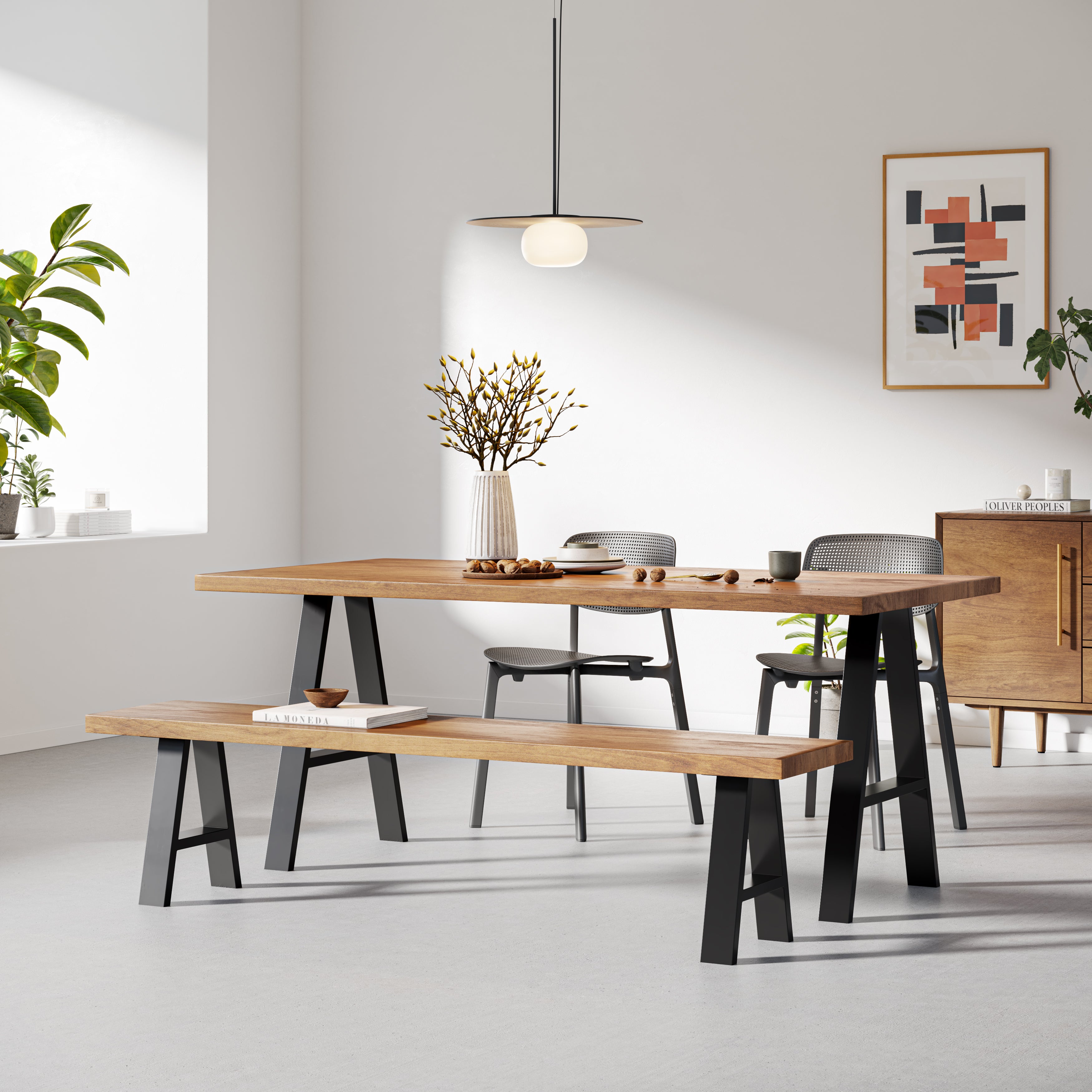 A-Frame Industrial legs | 71cm Table