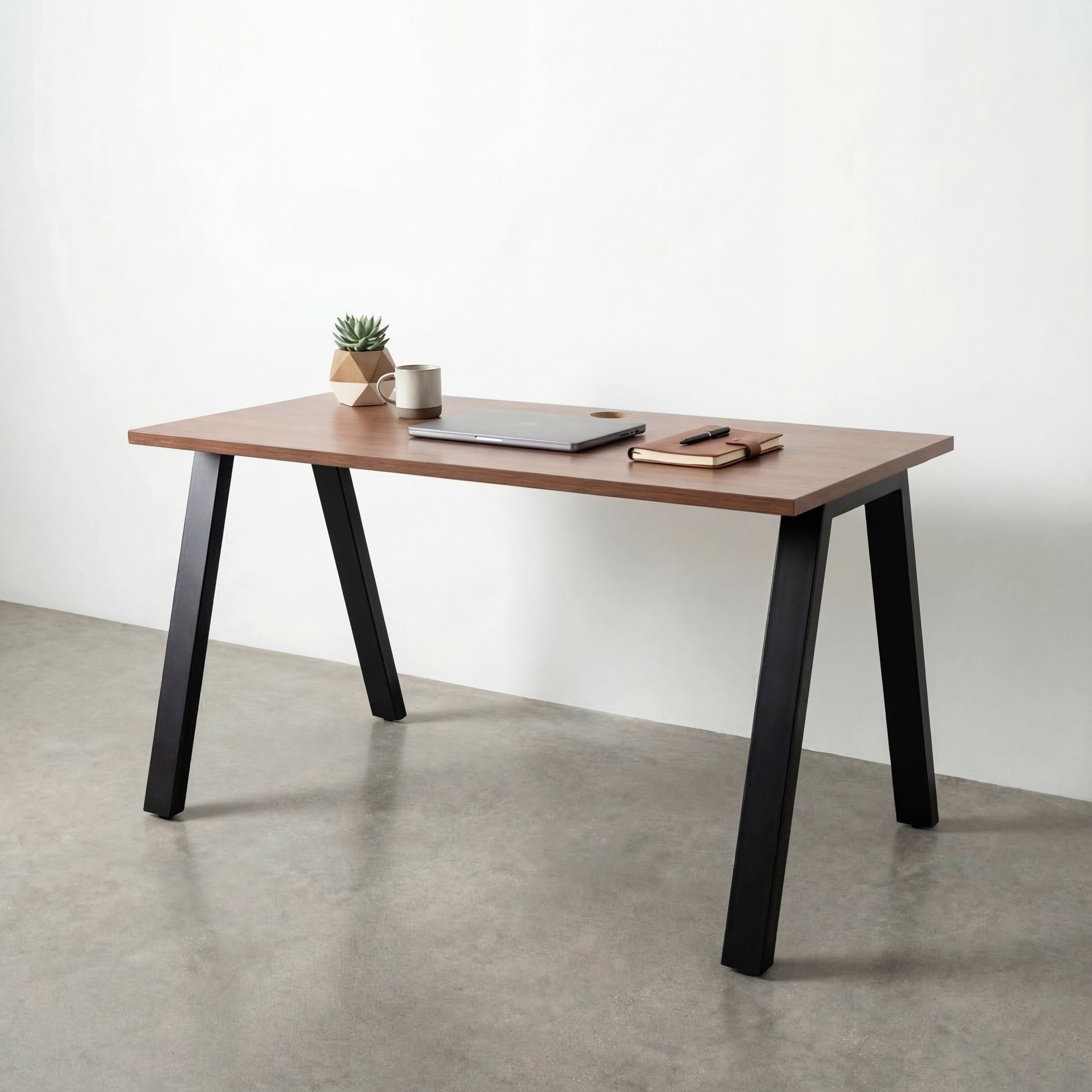 Walnut Melamine Laminate Desk Top