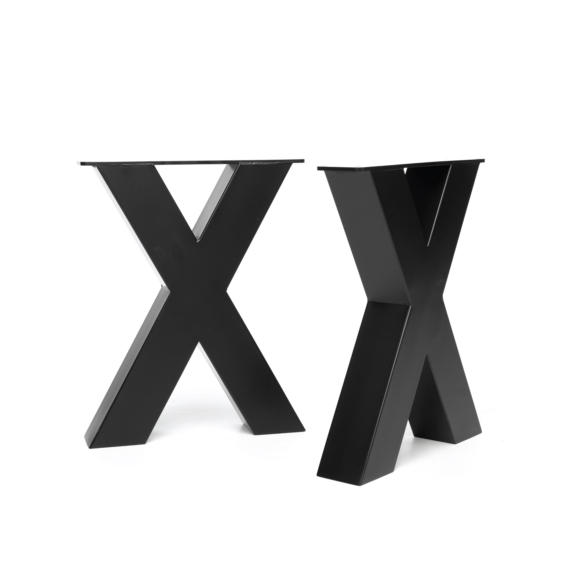 Chunky X-Frame Industrial legs | 40cm Bench