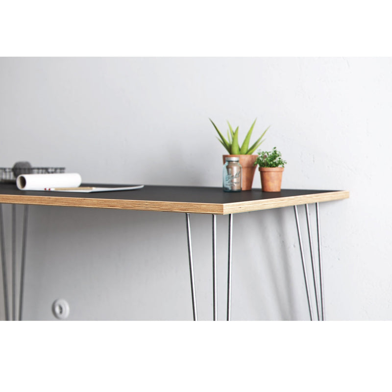 Hairpin Table (Grey) - The Hairpin Leg Co. Trade